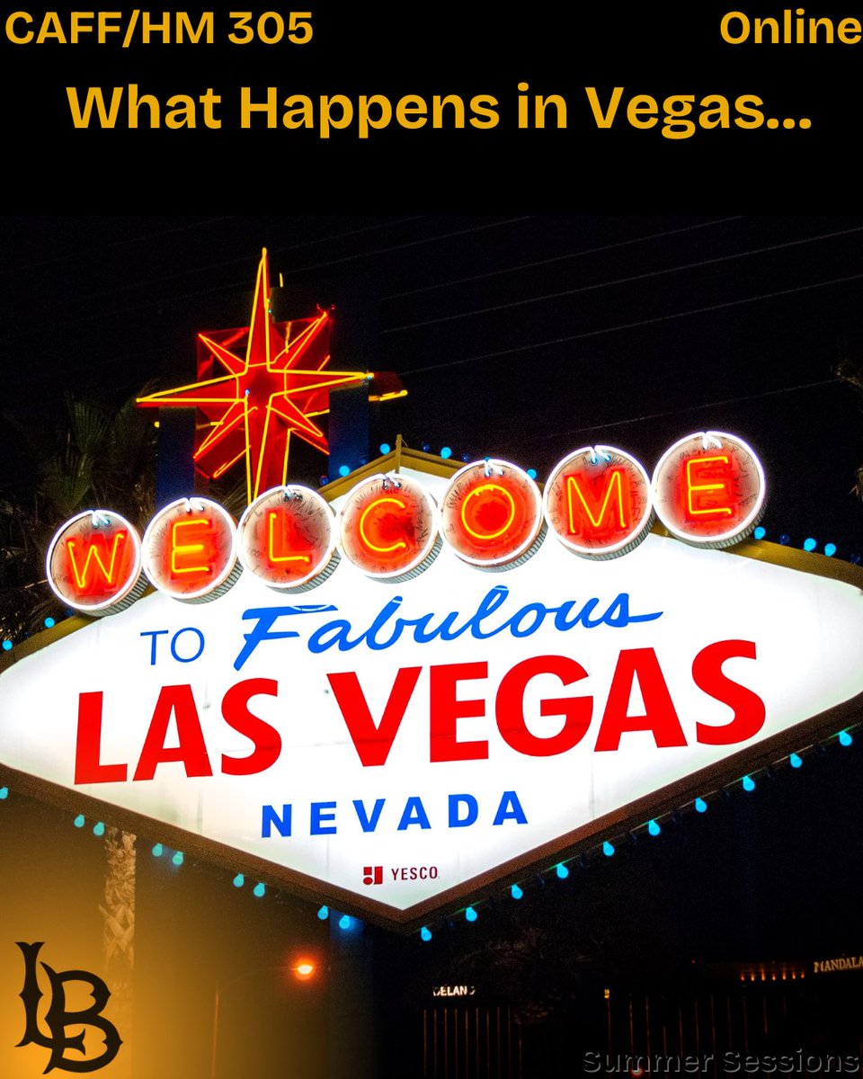 Enroll today and explore the psychology of gaming and consumer behavior in CAFF 305! Dive into casino resort attractions, decision-making, probability, marketing, addiction, and more. Classes start July 7🎰 
#SummerSessions #CSULB #GoBeach
