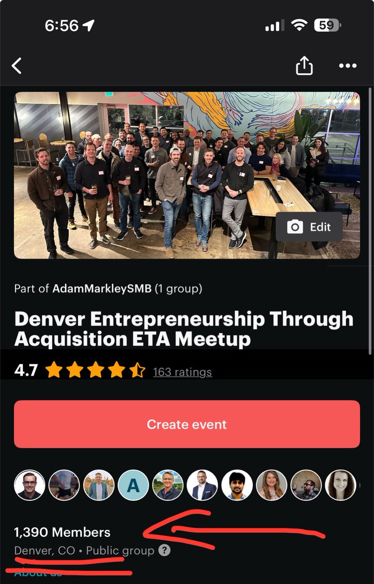 Adam Markley (@adammarkleysmb) on Twitter photo This month we’ve got a treat in Denver, with <a href="/ClintFiore/">Clint Fiore 🦬 DM for Biz Deals</a> swinging by our not-so-small community. Next Wednesday night, link in the next comment.
As the Denver Meetup nears our two year mark, it’s hard not to be amazed at what’s been created. Now nearly 1,400 folks who have This month we’ve got a treat in Denver, with <a href="/ClintFiore/">Clint Fiore 🦬 DM for Biz Deals</a> swinging by our not-so-small community. Next Wednesday night, link in the next comment.
As the Denver Meetup nears our two year mark, it’s hard not to be amazed at what’s been created. Now nearly 1,400 folks who have