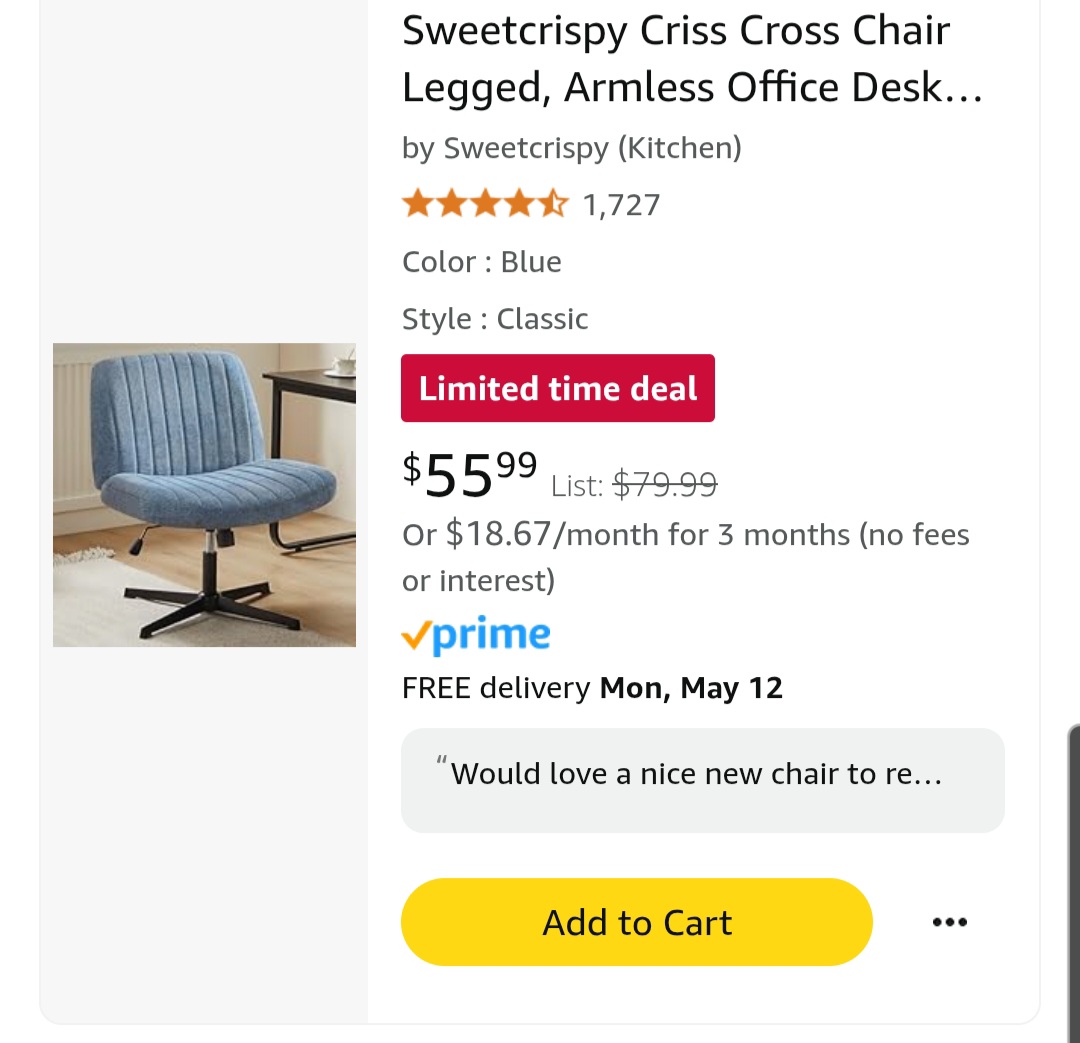 marcie comtois (@marcie_comtois) on Twitter photo <a href="/KDifrances93789/">Katelyn DiFrancesco M.Ed 🍎👩🏻🏫</a> Mine is a new chair to replace my broken one.
👩🏫K-4 Ell Teacher
📍Teach in MA
🙋♀️75% second language learners
🏫Title 1 school
❤️looking for materials to help my students succeed #clearthelist #teachertwitter
@Amazon <a href="/BwcDeals/">BwcDeals</a>
amazon.com/hz/wishlist/ls……
<a href="/amazon/">Amazon</a> <a href="/KDifrances93789/">Katelyn DiFrancesco M.Ed 🍎👩🏻🏫</a> Mine is a new chair to replace my broken one.
👩🏫K-4 Ell Teacher
📍Teach in MA
🙋♀️75% second language learners
🏫Title 1 school
❤️looking for materials to help my students succeed #clearthelist #teachertwitter
@Amazon <a href="/BwcDeals/">BwcDeals</a>
amazon.com/hz/wishlist/ls……
<a href="/amazon/">Amazon</a>