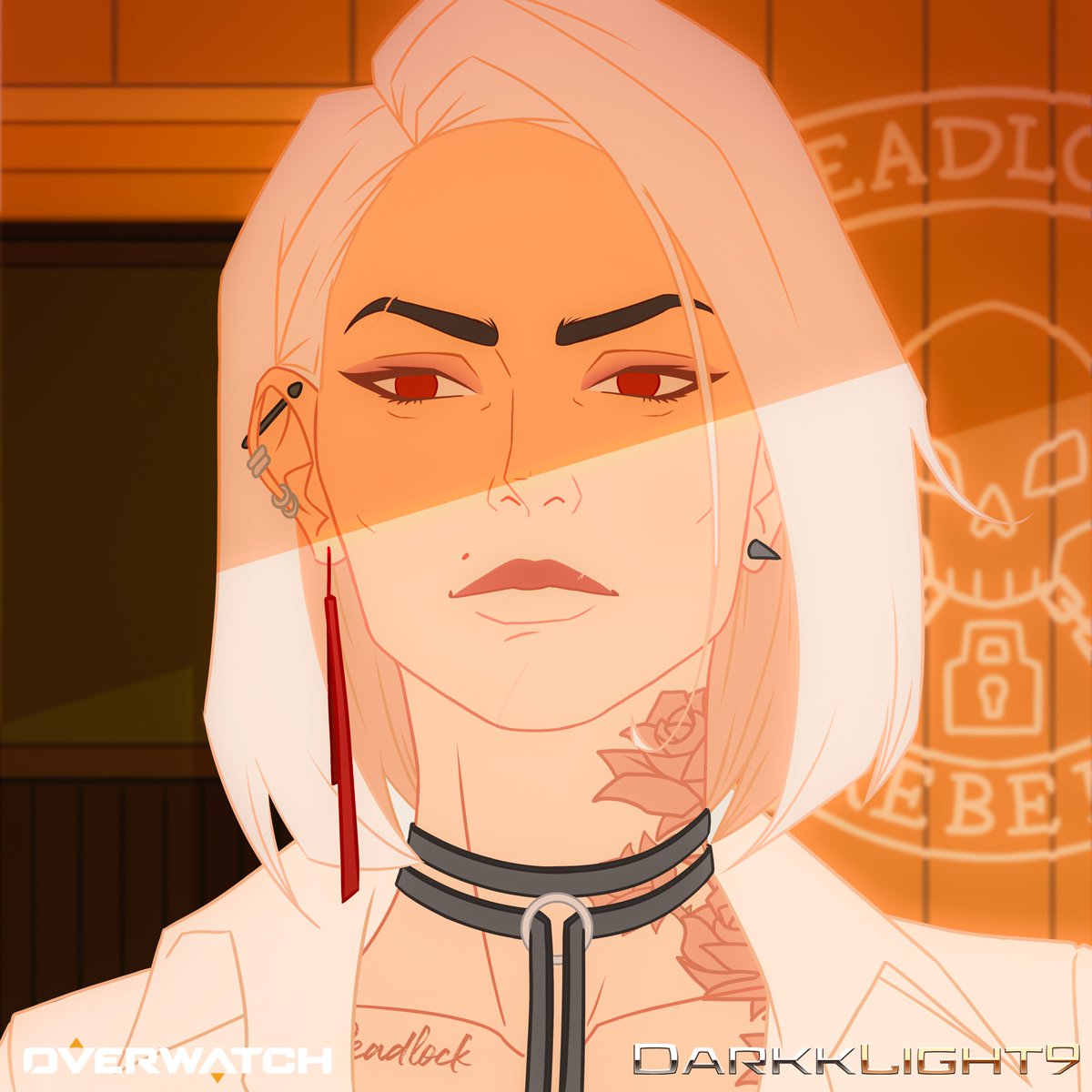 DarkkLight9's tweet photo. Just a little drawing of Ashe, because it's been a while 😌 #Overwatch2 https://t.co/tePMpVLagx