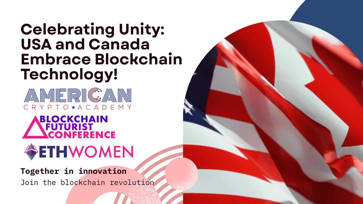 American Crypto Academy (@uscryptoacademy) on Twitter photo Exciting news, American Crypto Academy community! As proud community partners of the <a href="/Futurist_conf/">Blockchain Futurist Conference</a> and <a href="/Ethereum_Women/">ETHWomen</a>, weāre thrilled to celebrate their U.S. expansion! With Canada Day and the 4th of July aligning, itās the perfect time to explore blockchainās cross-border Exciting news, American Crypto Academy community! As proud community partners of the <a href="/Futurist_conf/">Blockchain Futurist Conference</a> and <a href="/Ethereum_Women/">ETHWomen</a>, weāre thrilled to celebrate their U.S. expansion! With Canada Day and the 4th of July aligning, itās the perfect time to explore blockchainās cross-border