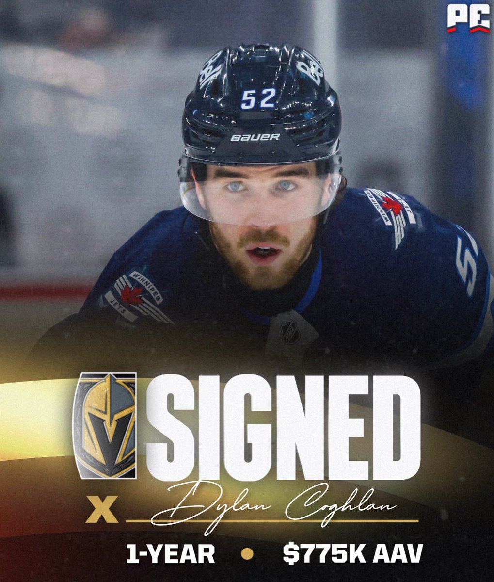 puckempire's tweet photo. Dylan Coghlan to the #Knights. https://t.co/guw5OmKTZe