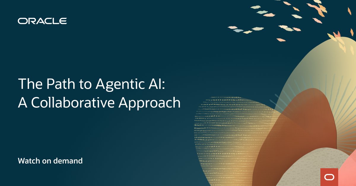 AudioSignature's tweet photo. Watch @Oracle's Greg Pavlik and some of the world’s top AI innovators discuss how your business can benefit from the latest advancements in agentic AI. https://t.co/1jBMH8J24H https://t.co/uFzHg1NVsu