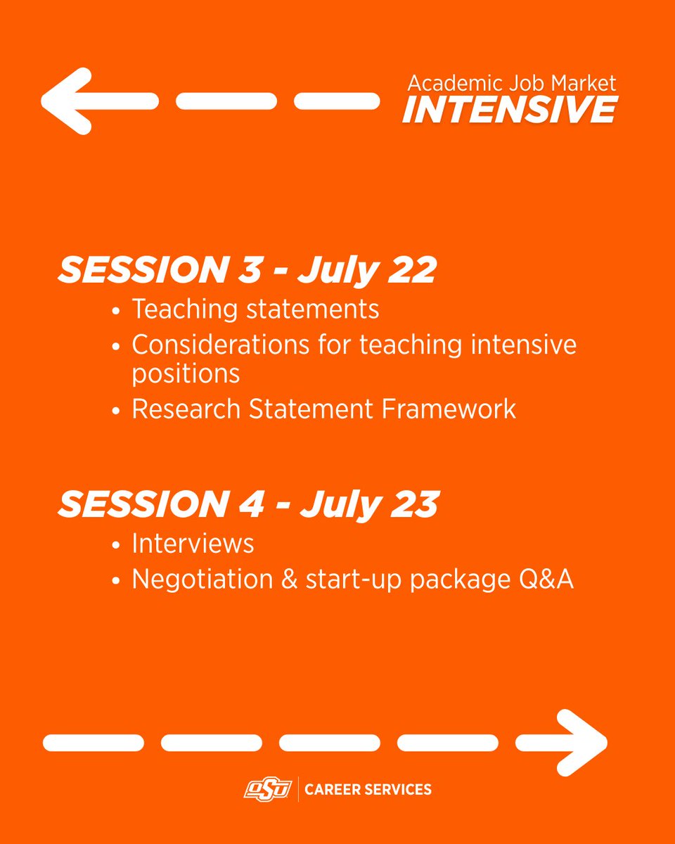 The Academic Job Market Intensive is your go-to summer workshop series for mastering the faculty search process. You’ll sharpen your application materials, refine your interview skills, and gain a competitive edge for landing your first academic appointment. Register today!