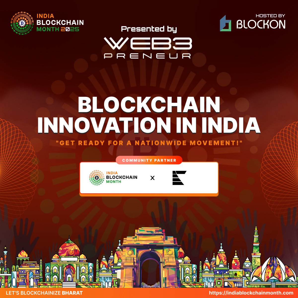 INBMOfficial's tweet photo. We’re proud to welcome "Builder’s Space" as an official Community Partner of India Blockchain Month 2025

From devs to dreamers, their ecosystem proves one truth: creation has no boundaries.

#INBM25 🇮🇳 https://t.co/TXm5qQIpYq