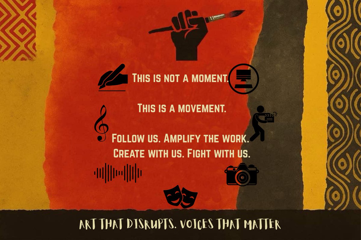 This is not a moment.
This is a movement.

Amplify the work.
Create with us. Fight with us.

Creatives Circle for Social Change - Art that disrupts. Voices that matter.

#CreativesForSocialChange #ArtForChange