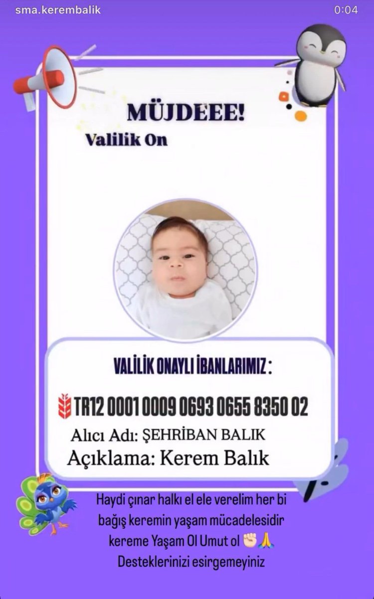 VALİLİK ONAYLI BAĞIŞ HESAPLARIMIZ

EUR : TR550001000906930655835004

USD : TR820001000906930655835003

TRY: TR12 0001 0009 0693 0655 8350 02

Alıcı Şehriban balık 
Açıklama : Kerem balık

SMA TİP 1 KEREM BALIK

Valilik onayı : 21.2025.3309