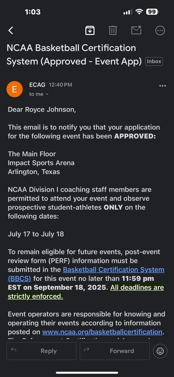 MainFloorSeries's tweet image. “THE MAIN FLOOR”
This event is no longer pending, it is officially APPROVED. Going back to the roots of this event. We are going one court only, “The Main Court.” Every kid should get the opportunity to play on “The Main Floor”, in front of college coaches.