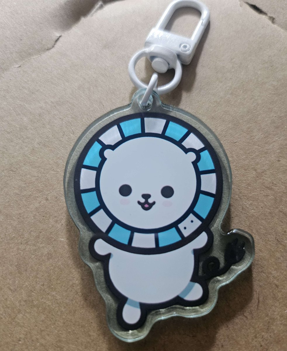 chewingbad's tweet image. New derakkuma charm (I think I made him too fat)