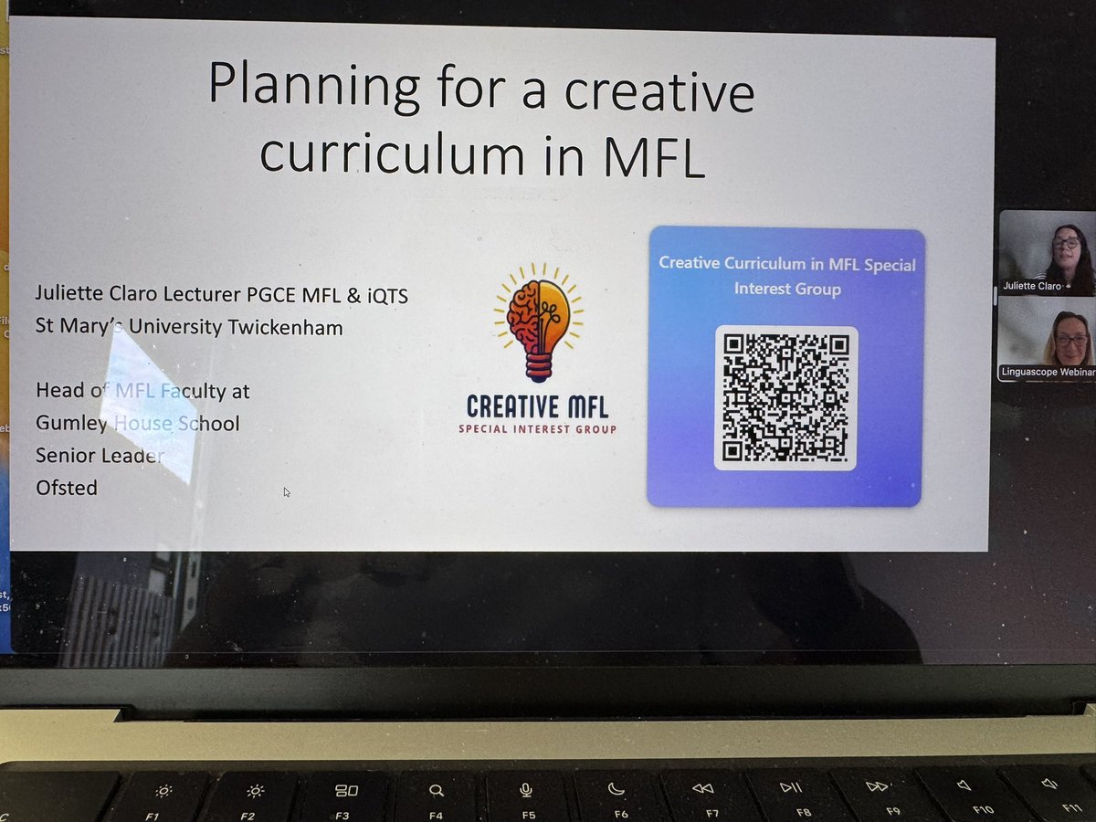 Crista (@cristahazell) on Twitter photo The wonderful Juliette Clark kicking off tonight’s <a href="/linguascope/">Linguascope</a> webinar #mfltwitterati #mflchat #langchat #creativity #creativecurriculum The wonderful Juliette Clark kicking off tonight’s <a href="/linguascope/">Linguascope</a> webinar #mfltwitterati #mflchat #langchat #creativity #creativecurriculum