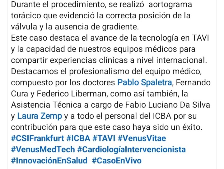 #CardioX #TAVI #Hemodinamia #VenusMedTech