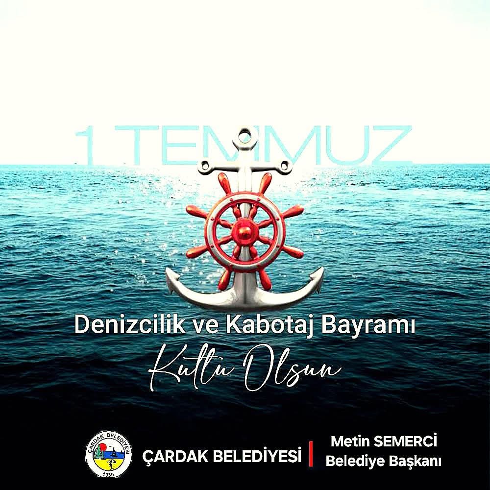 Engin denizlerimizdeki bağımsızlığımızın sembolü olan 1 Temmuz Denizcilik ve Kabotaj Bayramı'nın 99. Yıl Dönümü kutlu olsun. ⚓ 🇹🇷

 #1temmuzdenizcilikvekabotajbayramı
