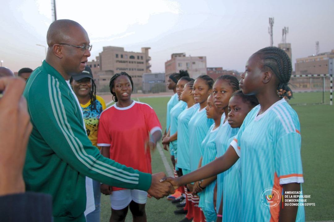 DRCinEgypt's tweet photo. A l'occasion de la commémoration du 65ème anniversaire de l'accessionnde la RDC à son indépendance, un championnat de match de football (féminin et masculin) de la #dispora Congolaise d'Egyote a été organisé au Caire du 27 au 28 juin 2025 par l'Ambassade de la RDC au Caire.
L'Ambassadeur de la RDC en Egypte, Jean-Baptiste KASONGO MUSENGA @KasongoMusenga
et tout le staff de l'Ambassade avaient également assisté au déroulement du dit Championnat.
@Presidence_RDC
@RDC_Minafet
@kayikwambaT
@KasongoMusenga