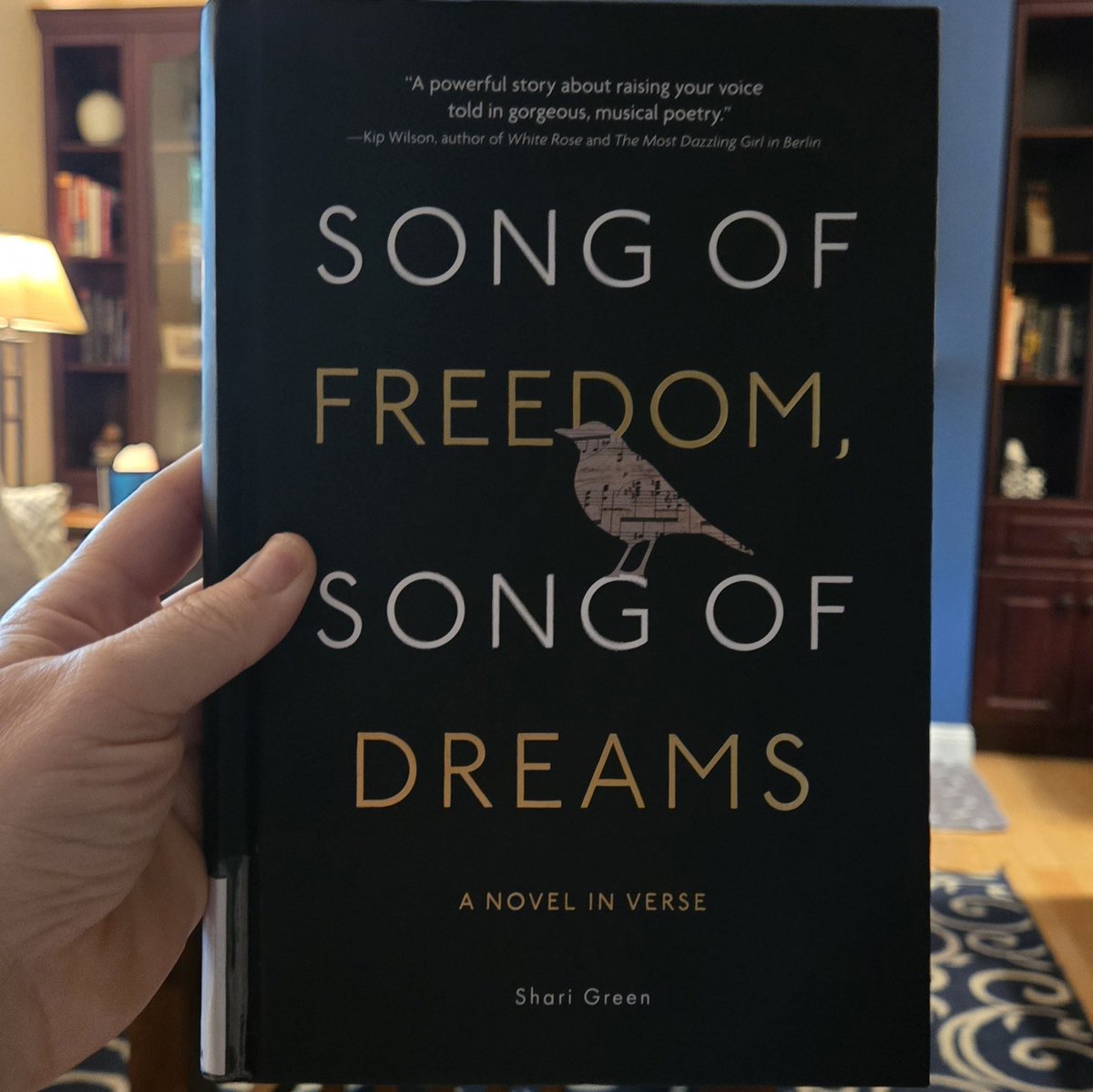 I loved this historical fiction novel in verse, set to classical piano music. Helena, her family, and her new beau Lucas in the weeks and months proceeding the fall of the Berlin Wall. It's weird calling something I remember watching on the news historical fiction. #ASDWreads