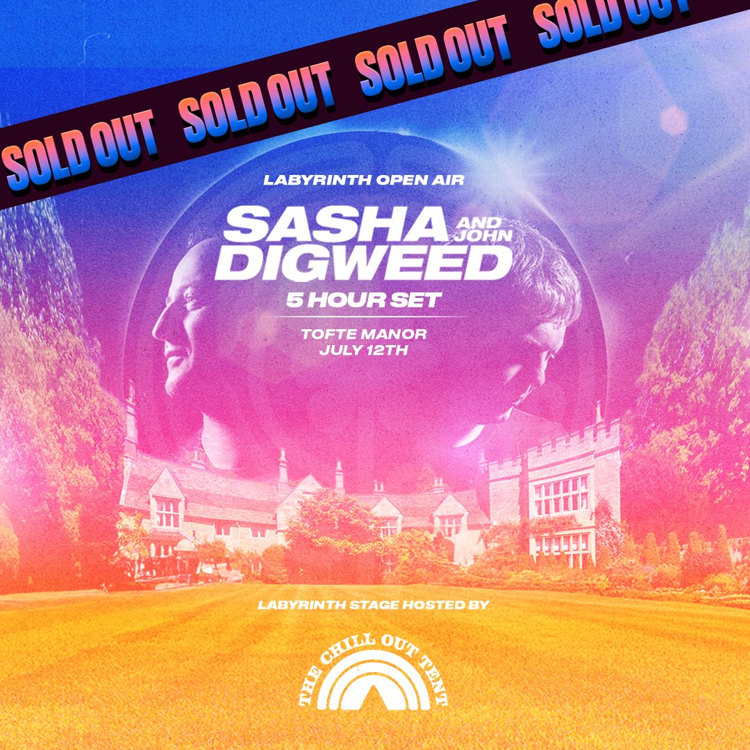 DJJohnDigweed's tweet image. Can't wait for this now 😀
@sashaofficial
@labyrinthlondon