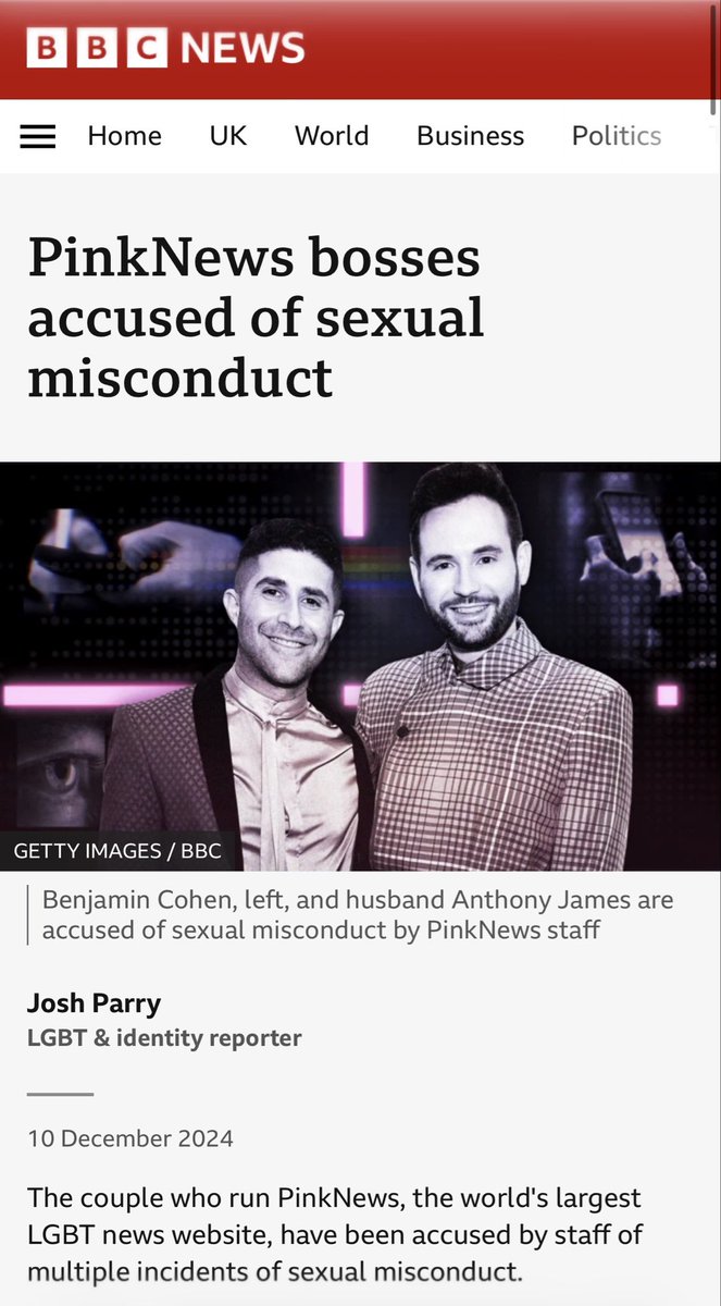 . <a href="/PinkNews/">PinkNews</a> will you be reporting on Stephen Ireland in between hit pieces on women?

Or do you think men like him should be brushed under the carpet?

After all, you had his quotes in at least four of your articles (links below). 

Or perhaps he’s a pal of yours?