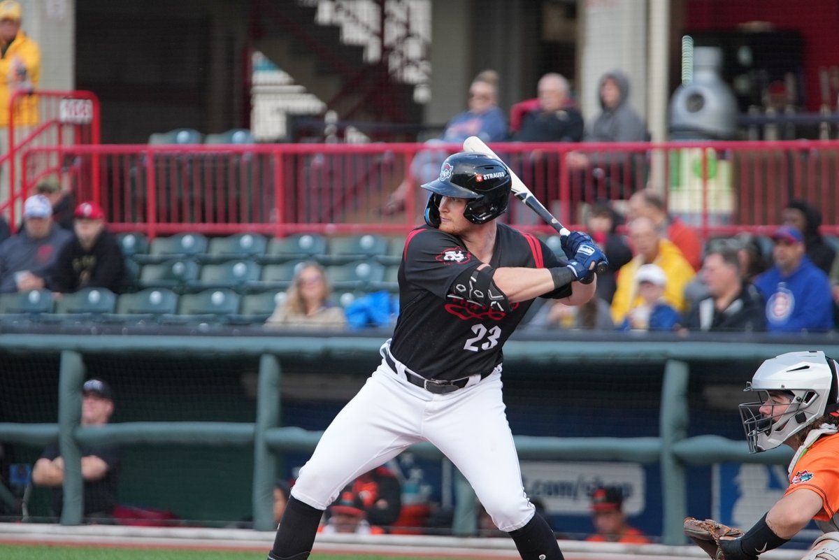 ToledoBaseball's tweet image. Check out the season our guy, Chris Meyers is putting together in double-A Erie!

🚀 .303 average
🚀 .838 OPS
🚀 16 doubles
🚀 4 HRs, 34 RBIs

Meyers is coming off back-to-back Eastern League championships with the Seawolves.

#TeamToledo | 📸 @erie_seawolves