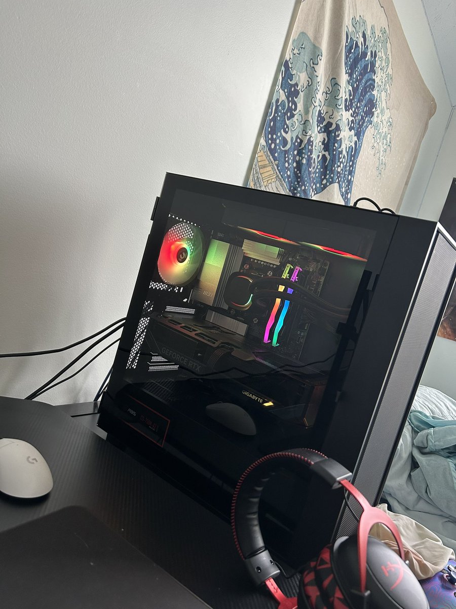 she has arrived.