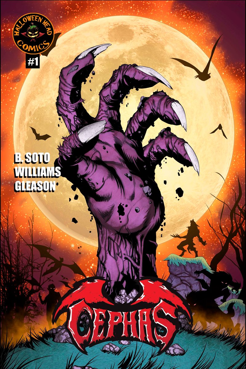 In 10 days, he will rise! 
Cephas#1 Launching July 11th! Only on Fund My comic! 
#Vampire vs. #Werewolf