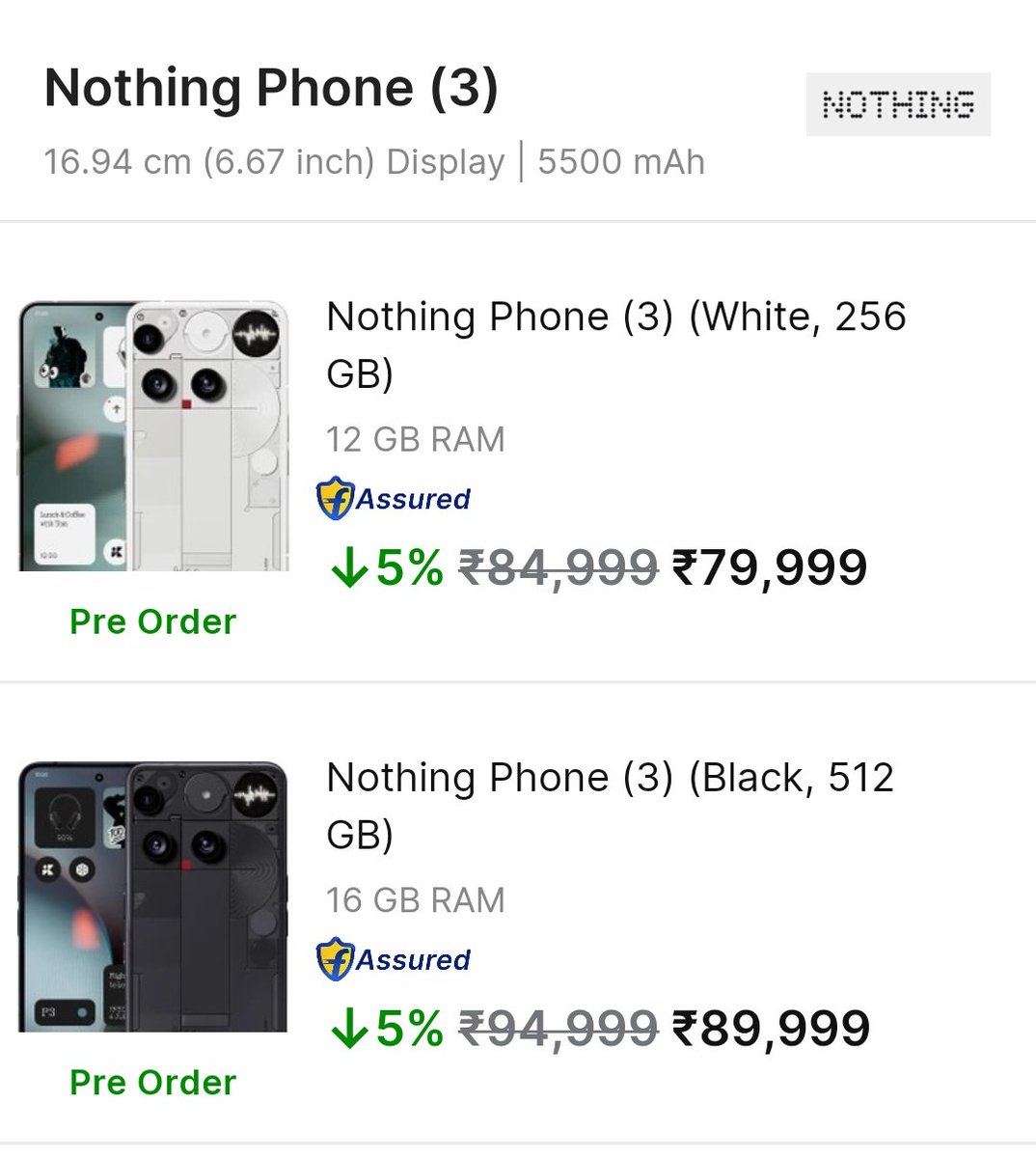 TechStarUpdates's tweet image. I want to say to Nothing and Carl Pei
today is 1st July, not 1st April. 😭
#NothingPhone3 #Nothing #Price