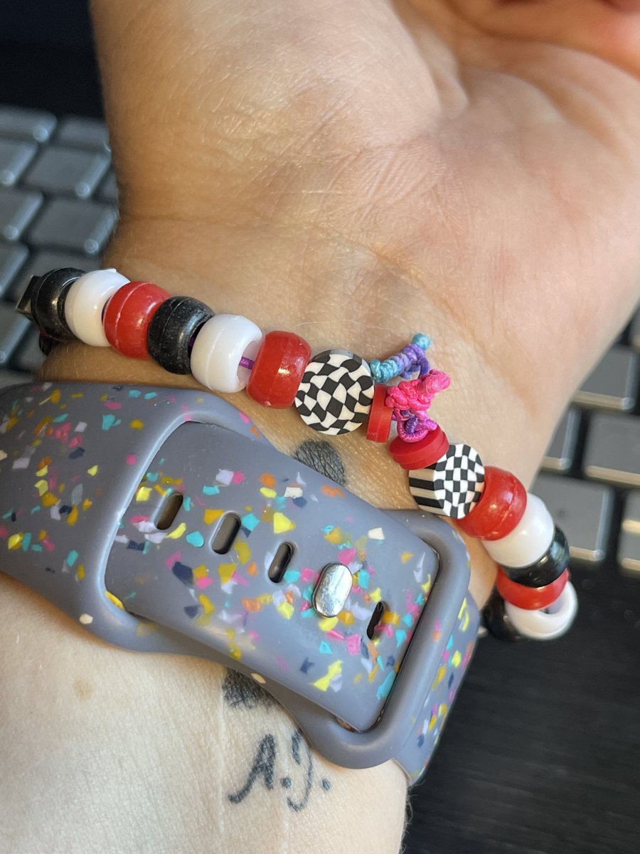 GasolineAly's tweet photo. Thank you so much @indyracefan12 for the beautiful Scotty Mac bracelet! It was so sweet of you to send it to me since we didnβt get to exchange at Road America. I absolutely love it! π₯°ποΈπβ€οΈπ€π€
#IndyCar #ScottyMac #RacingFamily https://t.co/JerthYhvdv