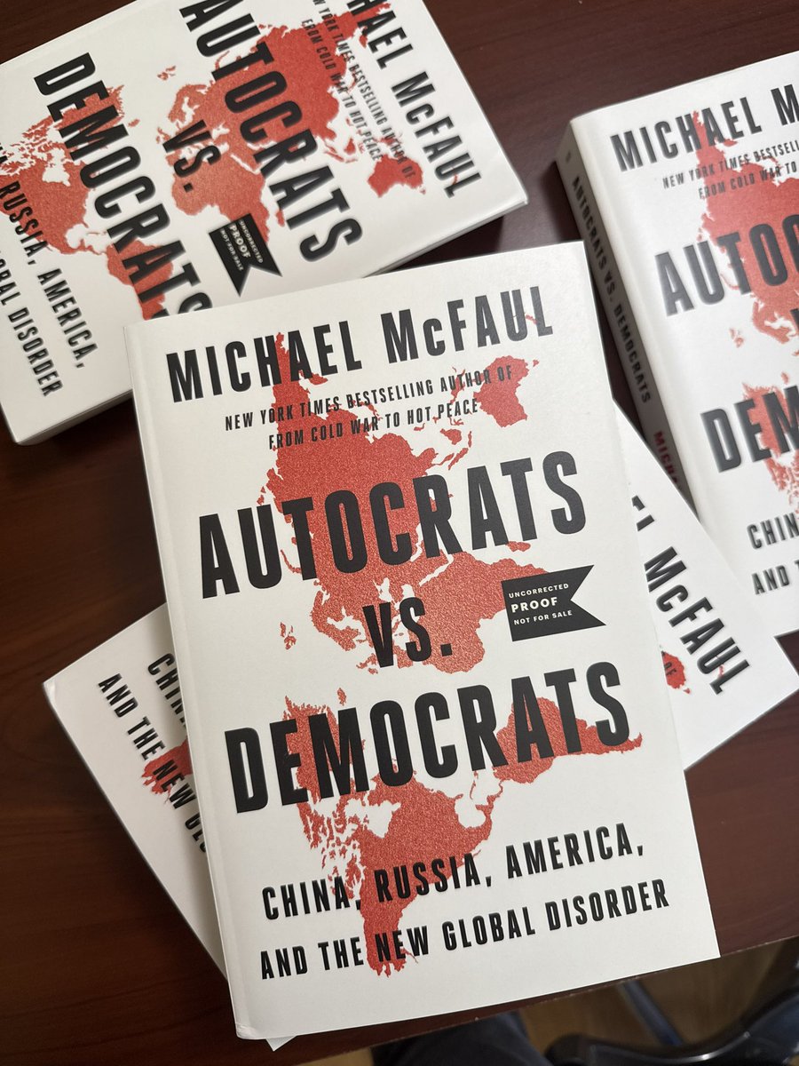 Uncorrected proofs of Autocrats vs Democrats have arrived!