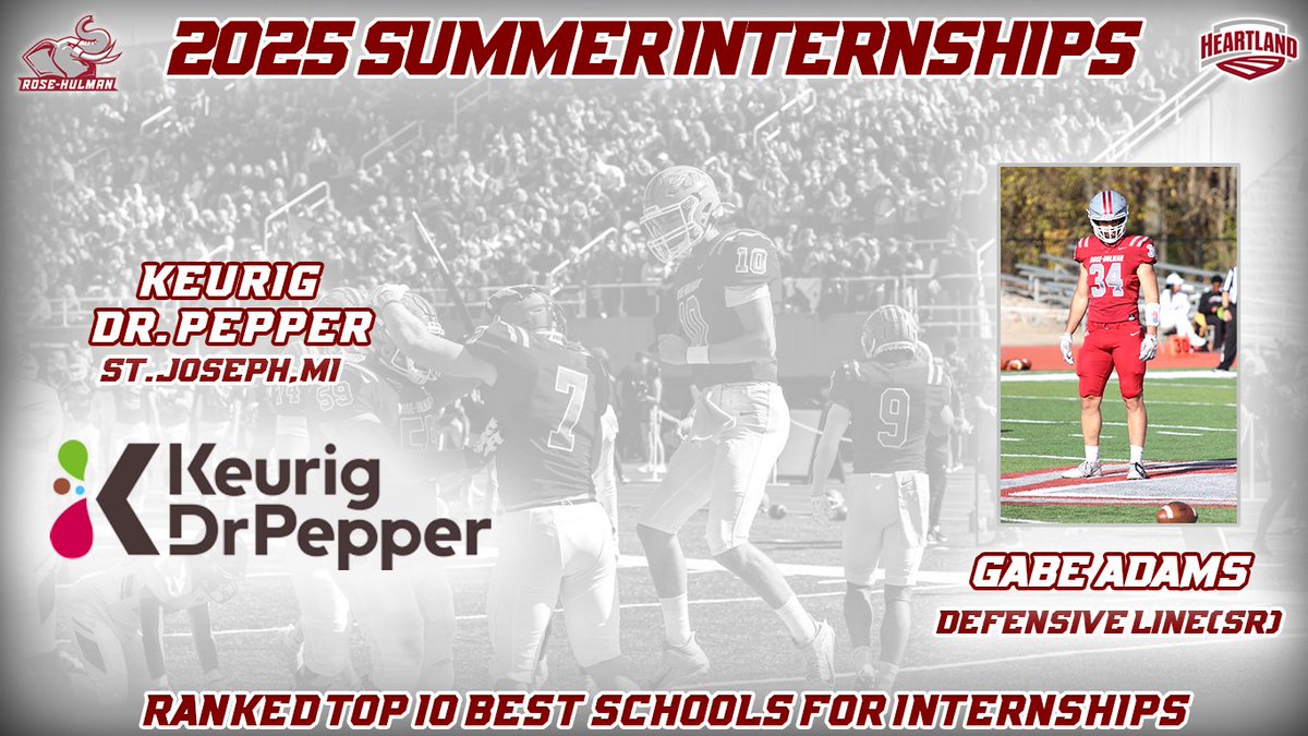 Throughout July, we will be spotlighting our players with Summer Internships across the country. Starting off is Gabe Adams, Senior Defensive Lineman from Montana. Gabe is studying Mechanical Engineering and interning with Keurig Dr. Pepper in St. Joseph, Michigan. #WeWork