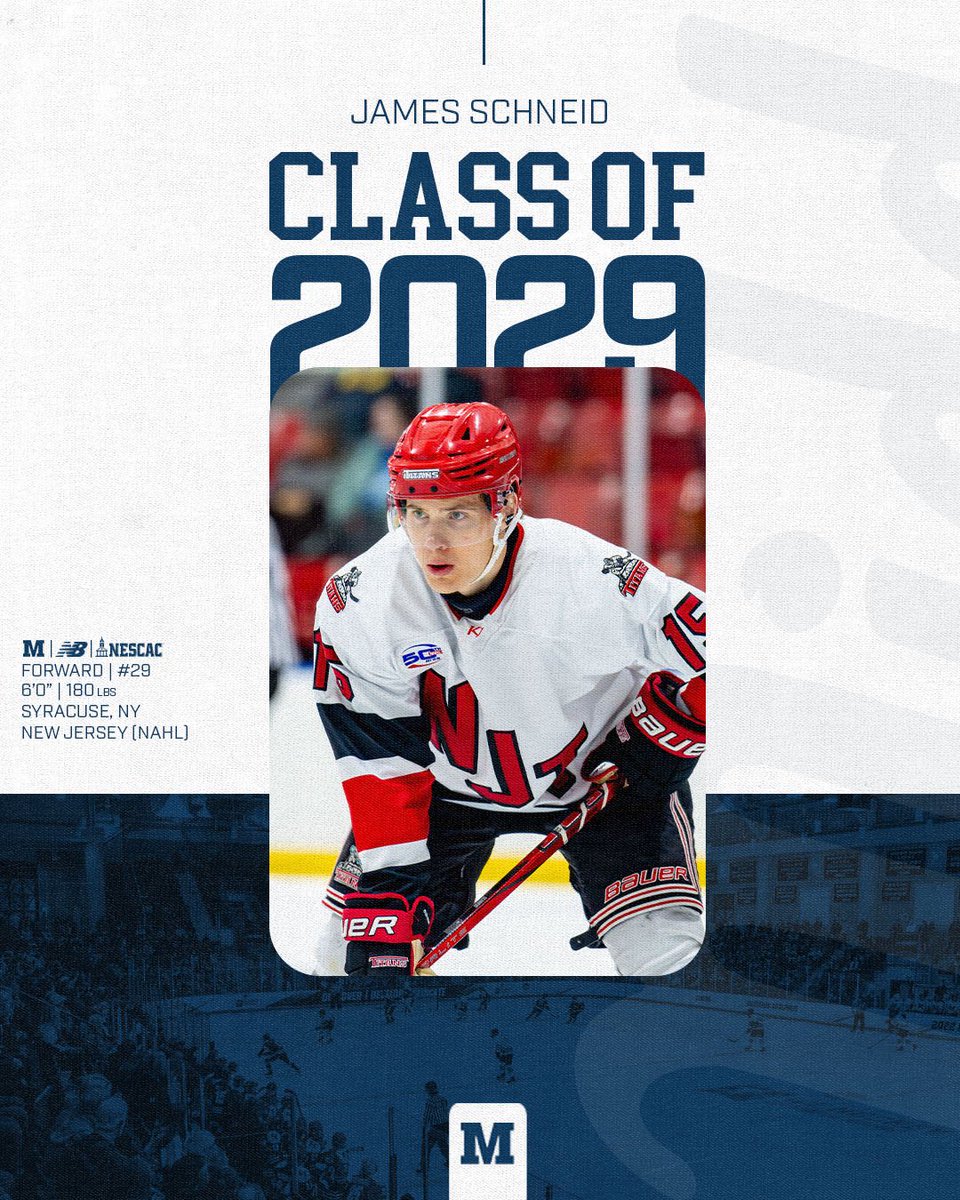 middmhockey's tweet photo. WELCOME TO THE JUNGLE - JAMES SCHNEID

Schneid will rock 29 for the Cats following two seasons of junior hockey split between the AJHL AND NAHL. https://t.co/8z6BGPkCtN