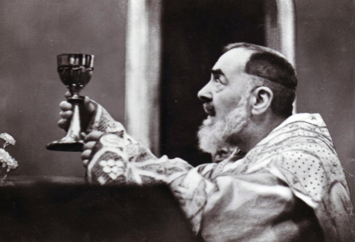 “The Precious Blood of Jesus is the invincible weapon against the forces of evil, for it purifies, sanctifies, and saves.” -St. Padre Pio

The Month of July is dedicated to the Most Precious Blood of Jesus.
#MostPreciousBlood #BloodofChrist #StPadrePio #July