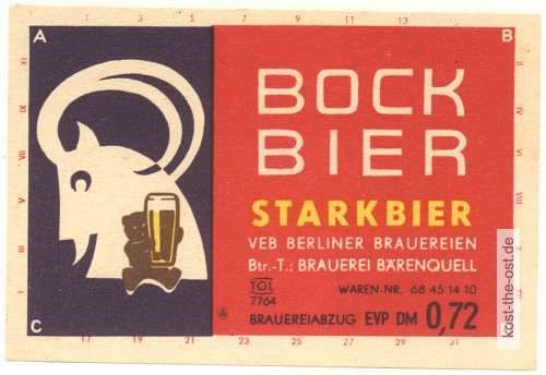 Beer labels from the GDR.