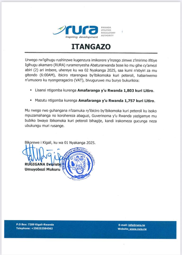 Mwiriwe neza <a href="/RURA_RWANDA/">Rwanda Utilities Regulatory Authority - RURA</a> ese ya nkunganire ya Leta iracyashyirwamo ? ...naho ubundi haraza kurya umwana ufite se na nyina peee 😨my <a href="/oswaki/">Oswald Oswakim</a> nukujya umpa lift