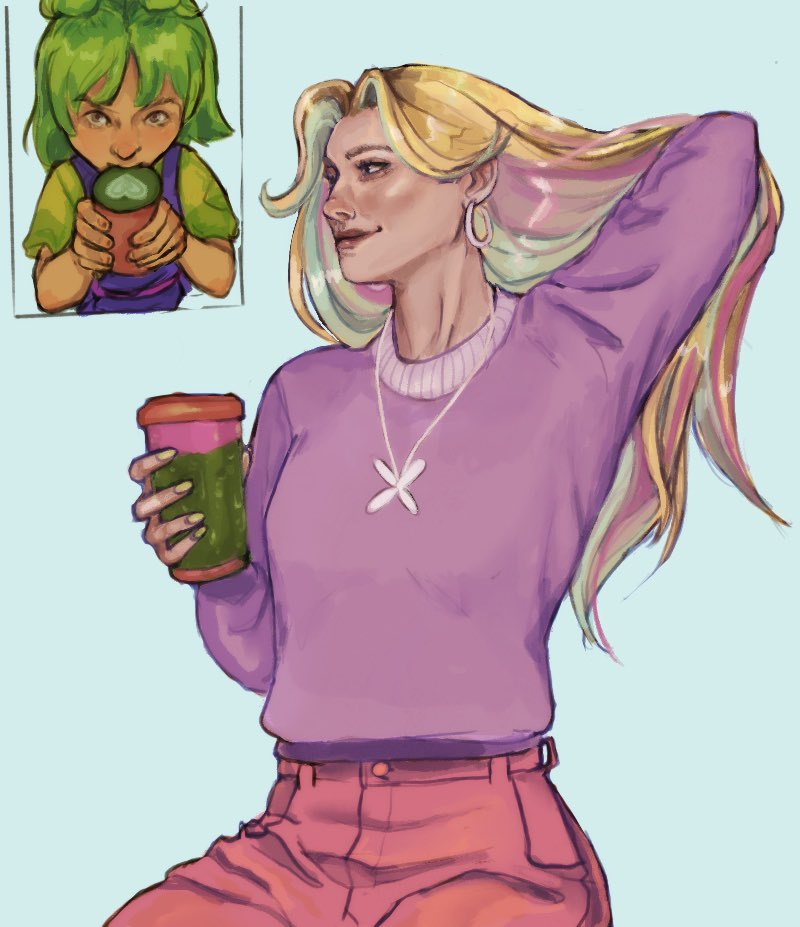 shaedeer's tweet image. first ArtFight attack of 2025 had to be these gorgeous gals 🍵🩷
for @alosrovolo !!