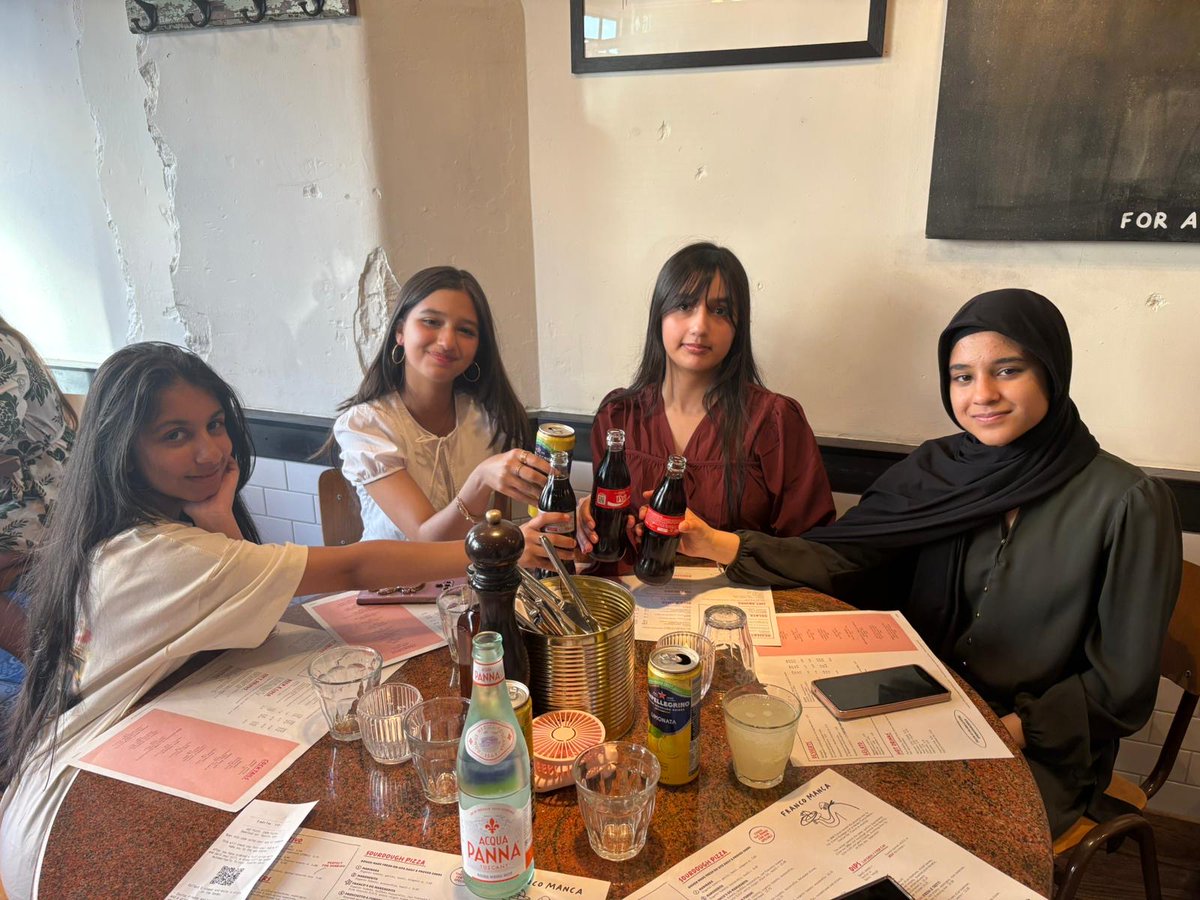 🎉 Fueling up for the big day!
The amazing girls from BBGS are celebrating being National Finalists for Big Ideas with a well-earned meal before tomorrow’s competition. 🌟💡
Proud, inspired, and ready to shine! 💪✨ #GirlsInSTEM #FutureLeaders #NationalFinalists #BigIdeasComp2025