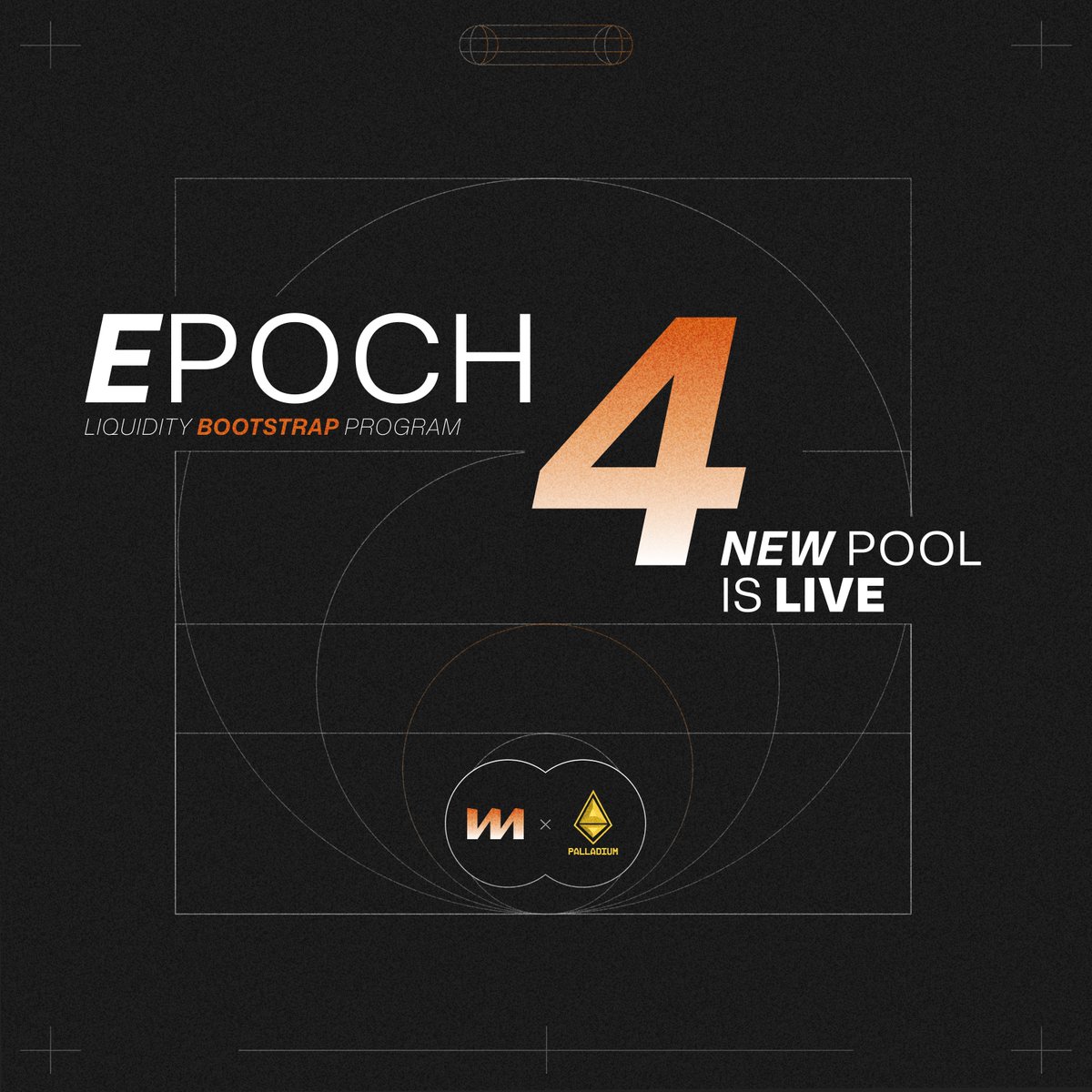 midl_xyz's tweet photo. Epoch 4 is Now Live. Welcome @PalladiumLabs Pool 🔥

Fancy getting some MIDL tokens? Get on board: leg 4 of Liquidity Bootstrap Program is now live.

Updated limits, same flexibility: support promising dApps building with Midl via soft staking and start farming MIDL tokens.

Round of applause to Palladium, credit-based payment network on Bitcoin, now welcoming commitments.

No transfers, no lock-ups. Start earning 👇
https://t.co/8mArURNARw