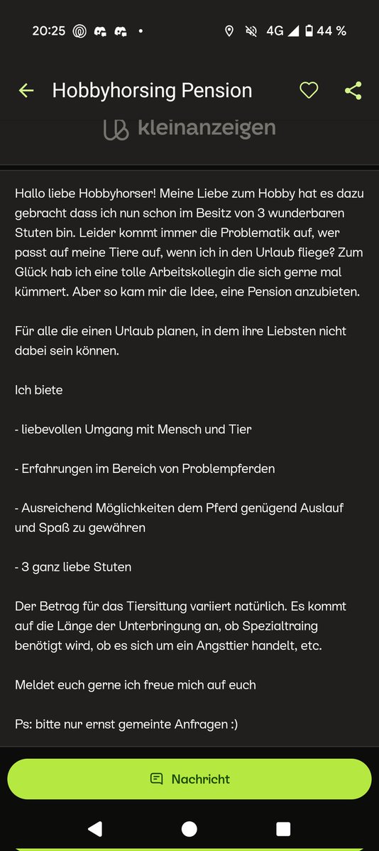 Was bin ich hier sehend