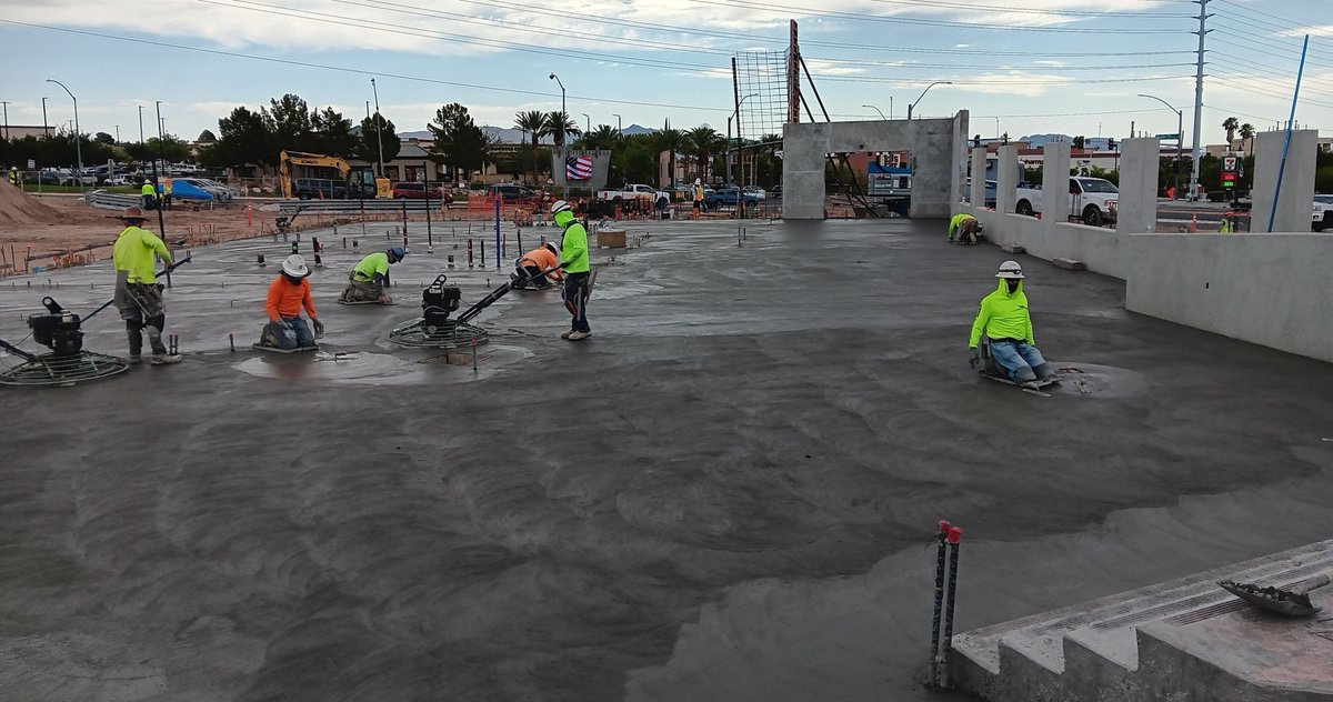 🚧Construction Update🚧

The visitor center slab has been poured. Next up is steel framing!