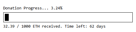 secretweapon.eth (@ianhooi88) on Twitter photo 62 days left and <a href="/ethereumR1/">Ethereum R1</a> donation progress is still stuck at 3%
Does no one care about stage 2? 62 days left and <a href="/ethereumR1/">Ethereum R1</a> donation progress is still stuck at 3%
Does no one care about stage 2?