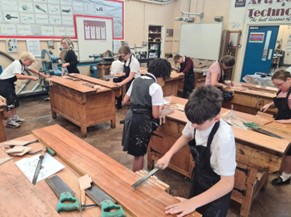 Over the past few weeks, a group of Y5 students from Moat Hall Primary have been working with Mrs Down &amp; Mr Cooper to develop their woodworking skills. We’ve been incredibly impressed by their enthusiasm, focus, and skill. It’s been a pleasure having them in the workshop!👏🛠️