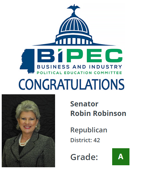 BIPEC (@bipec) on Twitter photo Congratulations Senator <a href="/RobinJoyceRobi2/">Robin Joyce Robinson</a> on being named a Business Champion for your support of the business and jobs in Mississippi. #msleg
View the full 2025 BIPEC Business and Jobs Report Card here: bipec.org/reportcards/20… Congratulations Senator <a href="/RobinJoyceRobi2/">Robin Joyce Robinson</a> on being named a Business Champion for your support of the business and jobs in Mississippi. #msleg
View the full 2025 BIPEC Business and Jobs Report Card here: bipec.org/reportcards/20…