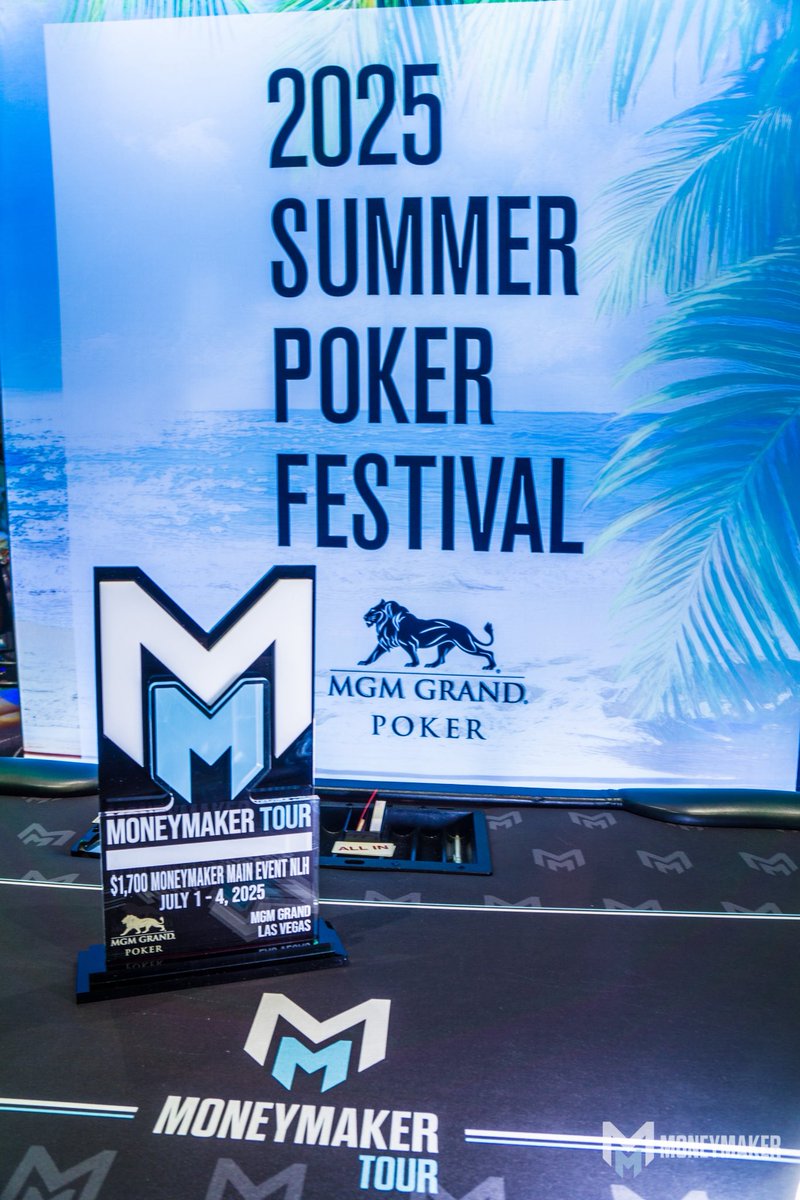 Moneymaker Tour (@moneymakertour) on Twitter photo 🚨 $1,700 Moneymaker Main Event $1,000,000 GTD Flight 1A Starts at 12:00pm <a href="/MGMGrandPoker/">MGM Grand Poker LV</a>. Late Registration Open Until the Start of Level 13 (~9:15p). 🚨 $1,700 Moneymaker Main Event $1,000,000 GTD Flight 1A Starts at 12:00pm <a href="/MGMGrandPoker/">MGM Grand Poker LV</a>. Late Registration Open Until the Start of Level 13 (~9:15p).