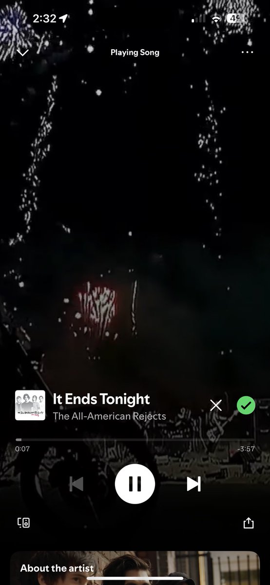 I knew my sister had good music taste when I used to use her mp3 player