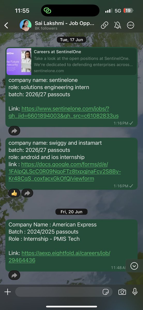 Are you there in my WhatsApp group or not yet?  🥲
If not,
LIKE 
COMMENT - pass out year 
REPOST 

I will directly send you in DM. 

Only who does all the above things will get the link. 

Because these job links will land directly in your DMs and get placed as quickly as