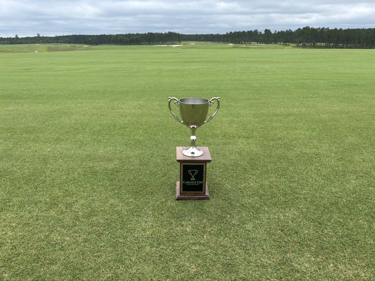 108 youth golfers playing in today’s Carlisle Cup at Old Barnwell to honor Coach Mike Carlisle for 35+ yrs running the Junior Circuit tournaments. New director Casey Thompson is a former player for Coach Carlisle. Casey and Coach Carlisle Special people giving back!