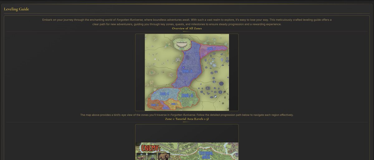 gevorla's tweet image. 🌌 New to Forgotten Runiverse @RuniverseGame , @ForgottenRunes ? Our Beginner’s Guide is LIVE! 🚀
Master crafting, lands, combat & more. 📖 Follow our leveling tips to conquer every zone! 🗺️ Start your adventure now: mapforgottenrunes.pro/guide.html
#ForgottenRuniverse #MMORPG #Gaming