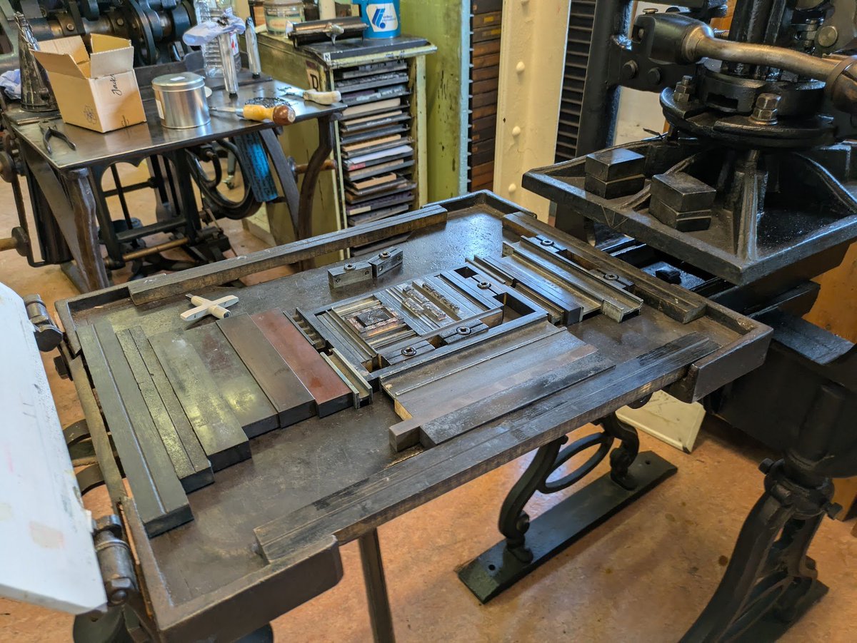 Back in the print room making some flyers for the <a href="/Selwyn1882/">Selwyn College</a> open days next week.