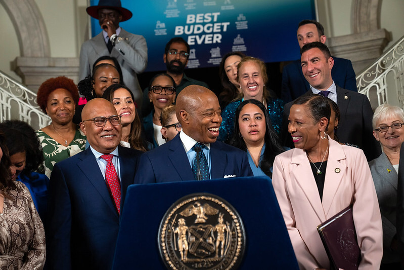 As part of our Best Budget Ever, we’ve invested over $76 million in NEW funding for FREE immigration legal services to support our vulnerable communities. This brings the coming year's immigrant legal services budget to nearly $121 million — a record level.