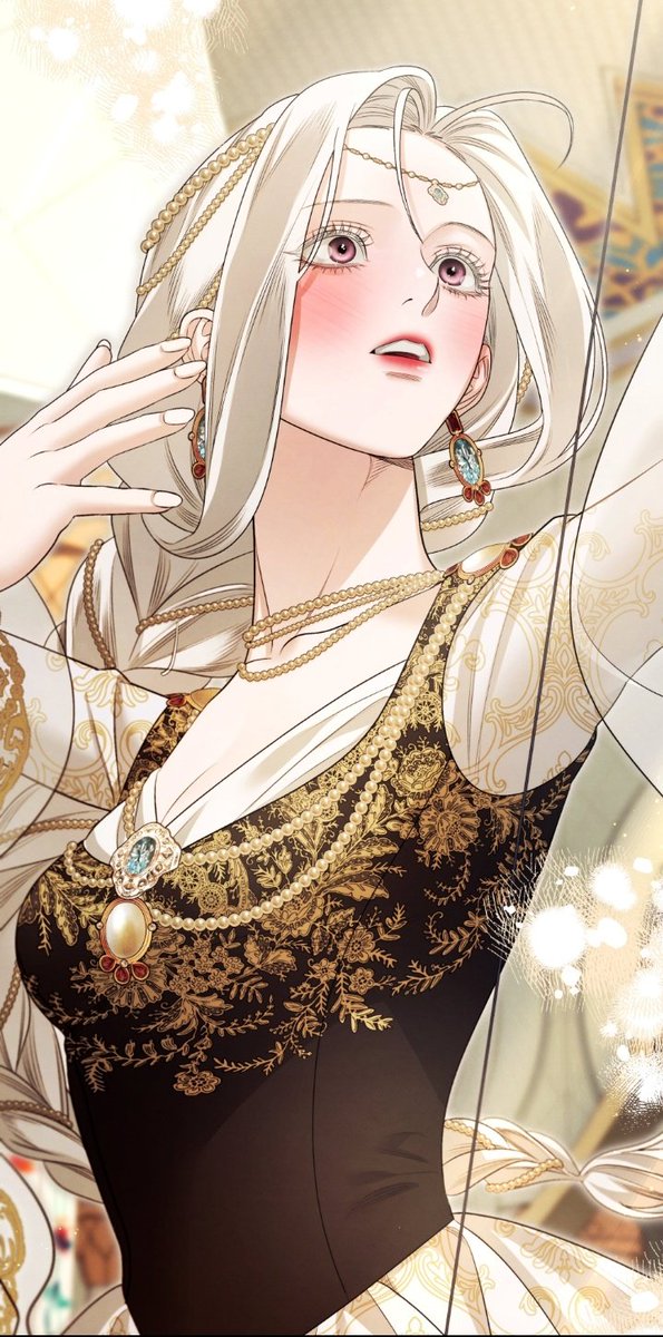 Leah she's one of the most prettiest princess character on manhwa 
Now we know why Ishakan go crazy for her 
#PredatoryMarriage