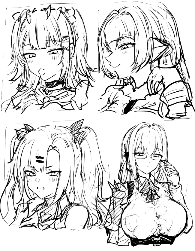 今後落書きや練習する時はできるだけゼンゼロのキャラ描いていこうかな～ という気持ち
本当に好きなので 