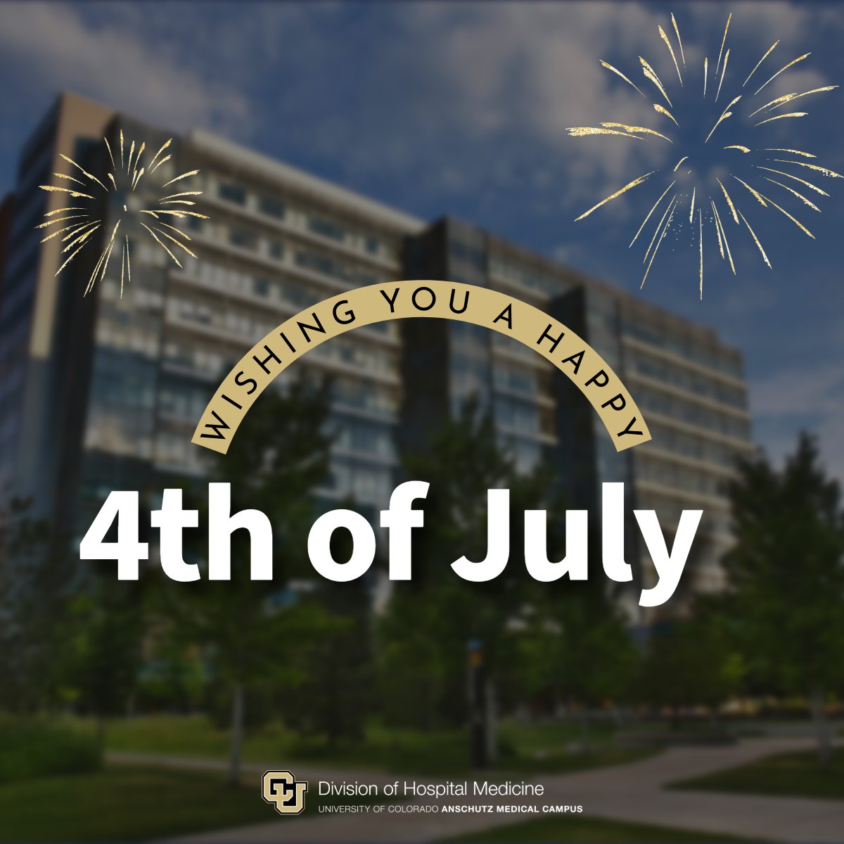 CUDivHospMed's tweet image. 🎆 Happy 4th of July from all of us at #CUDHM! Stay safe, celebrate well, and enjoy the holiday weekend. 🇺🇸✨