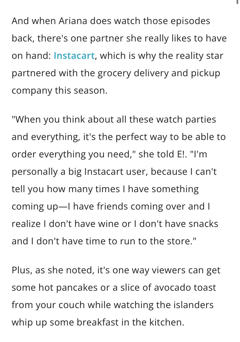 Instacart's tweet image. absolutely honored to be our fave's fave 🫶

eonline.com/news/1419338/l…